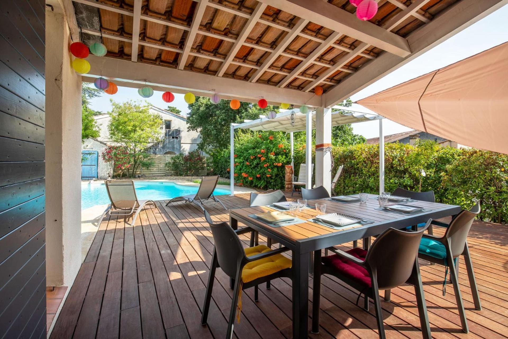 Villa Lumineuse Avec Piscine Chambres Ou Villa Saint-Georges-dʼOrques Esterno foto